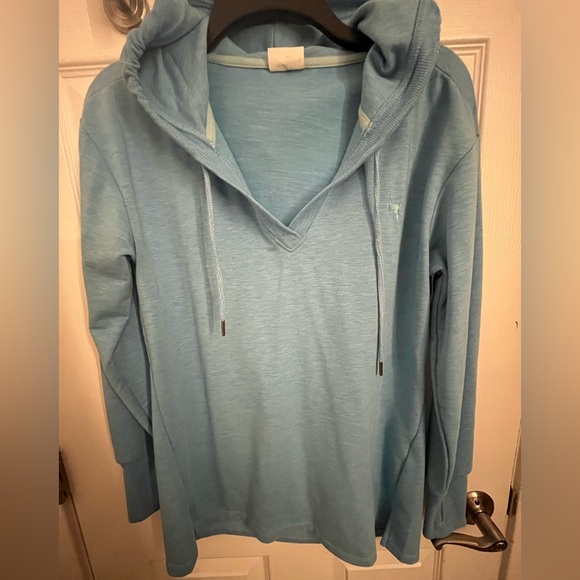 The Black Dog Light Blue Hooded Sweatshirt - Picture 3 of 4